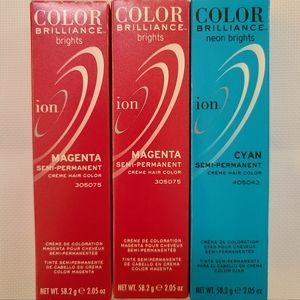 Ion Color Brilliance 3pc BUNDLE  Magenta (2) & Cyan (1)